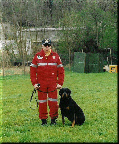 unità cinofila soccorso roberto mannu